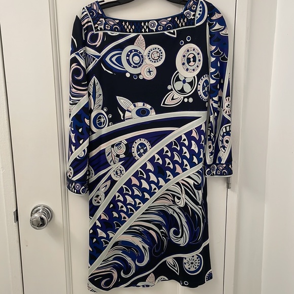 Emilio Pucci Printed 3/4-Sleeve Dress - Picture 5 of 7